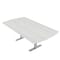 Skutchi Designs 45.25 in W, 84 in L, 29 in H, Engineered Wood Top, White HAR-AREC-46X84-T-XD09 - alternate 1
